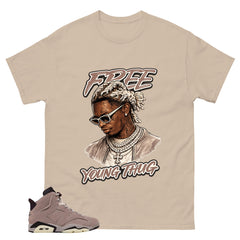 Brown Smoky Mauve 6s Zadago Shirt Free Young Thug Graphic