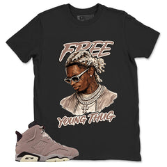 Brown Smoky Mauve 6s Zadago Shirt Free Young Thug Graphic