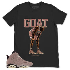 Brown Smoky Mauve 6s Zadago Shirt Goat Rare Air Graphic