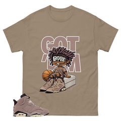 Brown Smoky Mauve 6s Zadago Shirt Got Em Dope Graphic