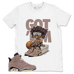 Brown Smoky Mauve 6s Zadago Shirt Got Em Dope Graphic