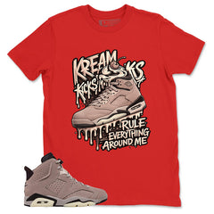 Brown Smoky Mauve 6s Zadago Shirt Kream Kicks Graphic