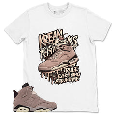 Brown Smoky Mauve 6s Zadago Shirt Kream Kicks Graphic