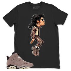 Brown Smoky Mauve 6s Zadago Shirt M.Jackson Tiptoe Graphic