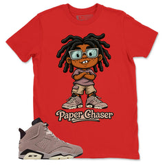 Brown Smoky Mauve 6s Zadago Shirt Paper Chaser Graphic