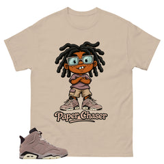 Brown Smoky Mauve 6s Zadago Shirt Paper Chaser Graphic