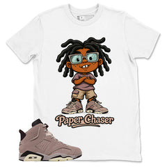 Brown Smoky Mauve 6s Zadago Shirt Paper Chaser Graphic