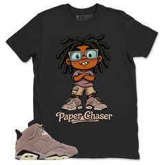 Brown Smoky Mauve 6s Zadago Shirt Paper Chaser Graphic