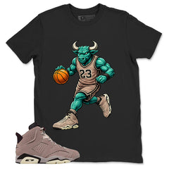 Brown Smoky Mauve 6s Zadago Shirt Raging Bull Graphic