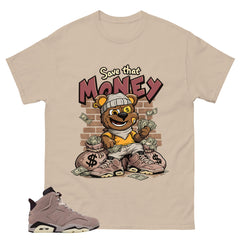 Brown Smoky Mauve 6s Zadago Shirt Save That Money Graphic