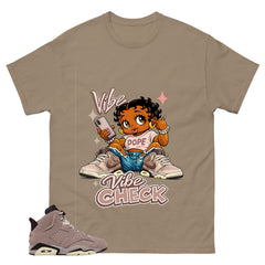 Brown Smoky Mauve 6s Zadago Shirt Vibe Check Graphic