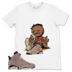 Brown Smoky Mauve 6s Zadago Shirt Voodoo Doll Graphic