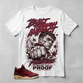 Built Through Impact Graphic Tee - Shirt To Match Air Jordan 3 Bin23