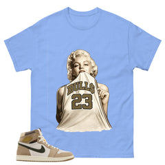 Bull 23 Marilyn Shirt - Match Cream Wmns Air Jordan 1 Khaki