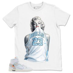 Bull 23 Marilyn Shirt - Match Virgil Abloh x Air Jordan 1 Alaska