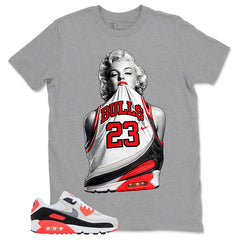 Bulls 23 Shirt - Match Air Max 90 Infrared