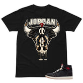 Bull Head Jordan Shirt - Match Air Jordan 1 Flight Club