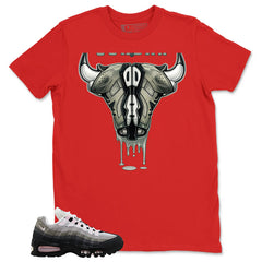 Bull Head Jordan Shirt - Match Air Max 95 Big Bubble