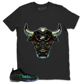 Bull Head Shirt - Match Air Foamposite Pro Pine Green