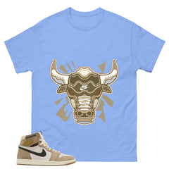 Bull Head Shirt - Match Cream Wmns Air Jordan 1 Khaki