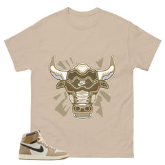 Bull Head Shirt - Match Cream Wmns Air Jordan 1 Khaki