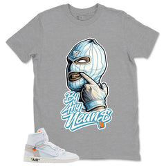 By Any Means Shirt - Match Virgil Abloh x Air Jordan 1 Alaska