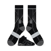 Cap and Gown Socks ā Air Jordan 6 GS Inspired Mid-Calf Unisex Crew Socks
