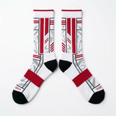 Carmine Socks ā Air Jordan 6 Retro Inspired Mid-Calf Unisex Crew Socks