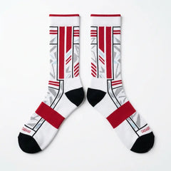 Carmine Socks – Air Jordan 6 Retro Inspired Mid-Calf Unisex Crew Socks