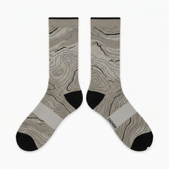 Cave Stone Socks – Air Jordan 4 Inspired Mid-Calf Unisex Crew Socks