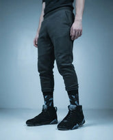 Chambray Sneaker Match Socks ā Air Jordan 7 Retro 2006 Chambray Inspired Mid-Calf Crew Socks