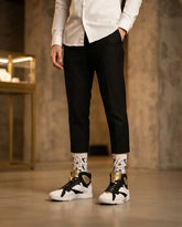 Champagne Sneaker Match Socks ā Air Jordan 7 Retro Champagne Inspired Mid-Calf Crew Socks