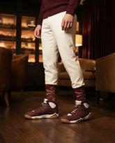 Cigar Sneaker Match Socks ā Air Jordan 7 Retro Cigar Inspired Mid-Calf Crew Socks