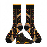 Citrus 2022 Sneaker Match Socks ā Air Jordan 7 Retro Citrus Inspired Mid-Calf Crew Socks Unisex