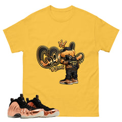 Cool Boy Graphic Tee, Shirt to Match Air Foamposite One Copper, Air Foamposite Unisex Black Shirt