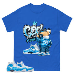 Cool Boy Graphic Tee, Shirt to Match Air Foamposite Pro University Blue, Air Foamposite Unisex Blue Shirt