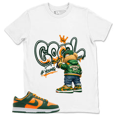 Cool Boy Shirt - Match Green Dunk Low Miami Hurricanes