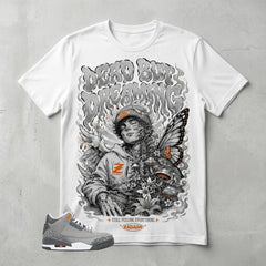 Cool Grey 3s Zadago Shirt Dead But Dreaming Graphic