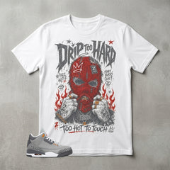Cool Grey 3s Zadago Shirt Drip To Hard Graphic