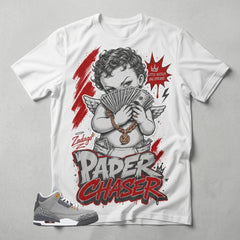 Cool Grey 3s Zadago Shirt Paper Chaser Angel Graphic