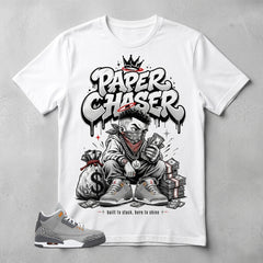 Cool Grey 3s Zadago Shirt Paper Chaser Graphic