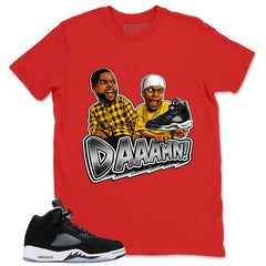 Cool Grey Oreo 5s Zadago Shirt Daaamn Sneaker Graphic
