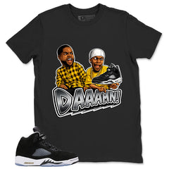 Cool Grey Oreo 5s Zadago Shirt Daaamn Sneaker Graphic