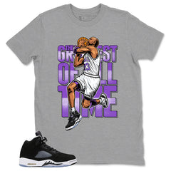 Cool Grey Oreo 5s Zadago Shirt Greatest Of All Time Graphic