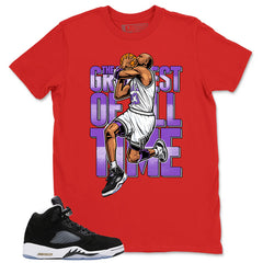 Cool Grey Oreo 5s Zadago Shirt Greatest Of All Time Graphic