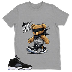 Cool Grey Oreo 5s Zadago Shirt Move In Silence Graphic