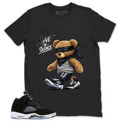 Cool Grey Oreo 5s Zadago Shirt Move In Silence Graphic