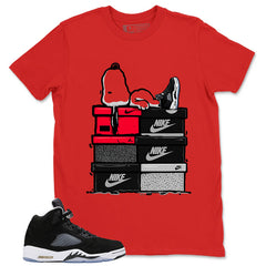 Cool Grey Oreo 5s Zadago Shirt Snoopy Chillin' Graphic