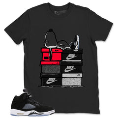 Cool Grey Oreo 5s Zadago Shirt Snoopy Chillin' Graphic
