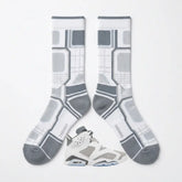 Cool Grey Socks ā Air Jordan 6 Retro Inspired Mid-Calf Unisex Crew Socks